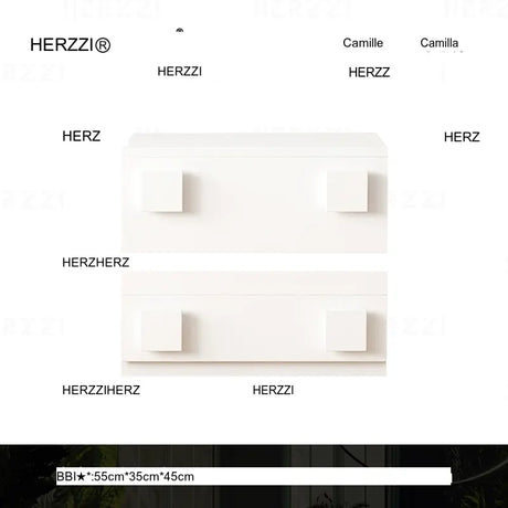 HERZZI Marcellus Chic White Modular Cabinet Set from HERZZI