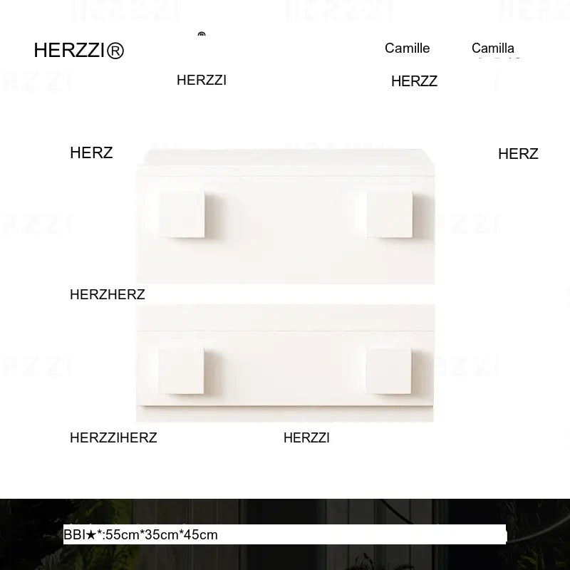 HERZZI Marcellus Chic White Modular Cabinet Set from HERZZI