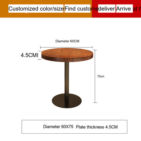 WEIMEI Santiago Sturdy Round Dining Table Set for Café from WEIMEI