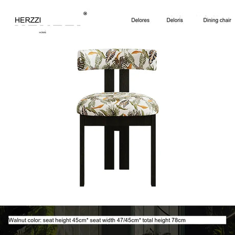 HERZZI Akira Luxe Solid Wood Dining Chair from HERZZI