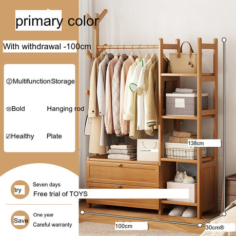 EASYREST Tamsin Elegant Natural Wood Storage Hanger from EASYREST
