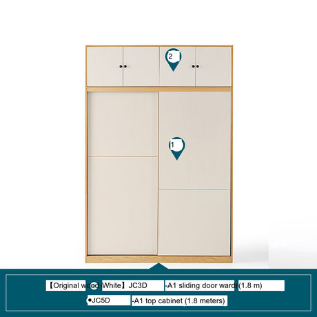 LINSYKIDS Japanese Style Sliding Door Wardrobe from LINSY KIDS