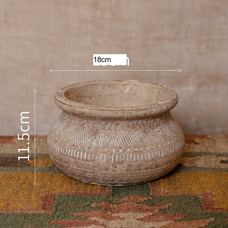 JUHAN Mariposa Vintage Unglazed Flower Pot from JUHAN