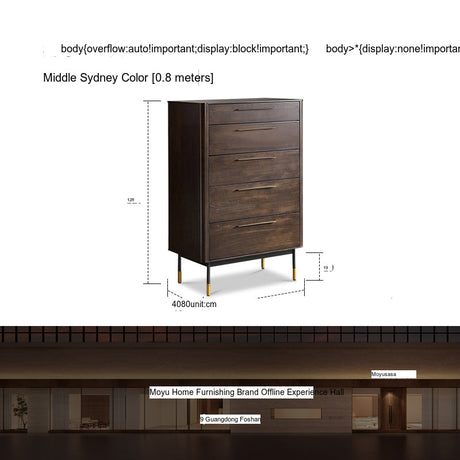 MOYU Isolde Vintage Nordic Storage Cabinet from MOYU