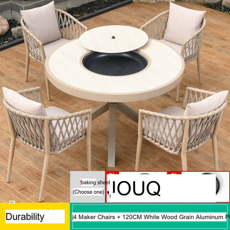 MOJIA Callista Aluminum Outdoor Lounge Chair for Modern Villas from MOJIA