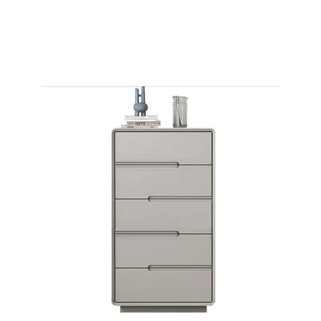 LINYUE Gideon Italian Black Minimalist Multi-Drawer Cabinet from LINYUE