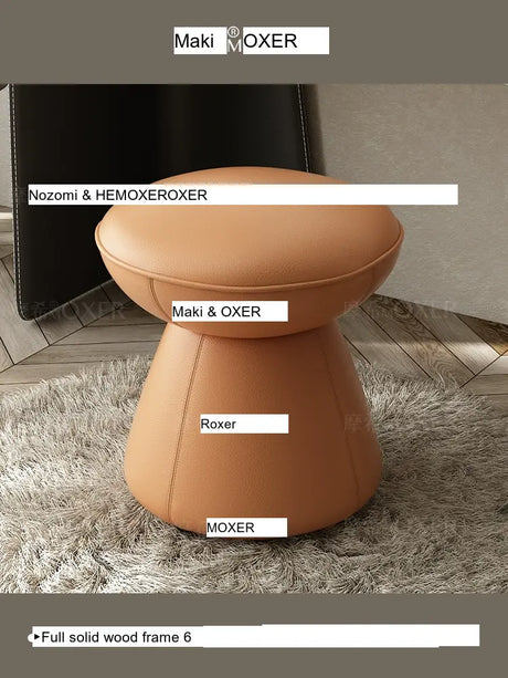 MOXER Zephyra Luxurious Swivel Makeup Stool from MOXER