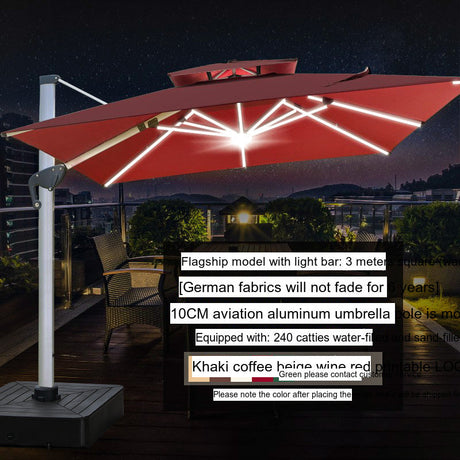 MOJIA Valeria European-Style Roman Garden Umbrella for Shade & Elegance from MOJIA