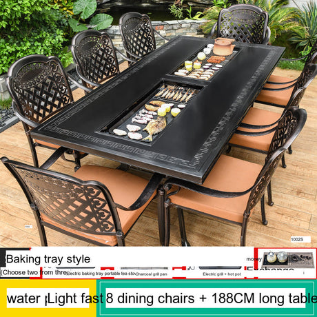 MOJIA Vesper Family-Size Electric BBQ & Hot Pot Table for Shared Dining from MOJIA