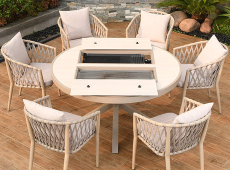 MOJIA Callista Aluminum Outdoor Lounge Chair for Modern Villas from MOJIA