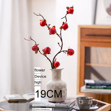 JUHAN Thalassa Lush Decorative Simulation Persimmon Branches from JUHAN