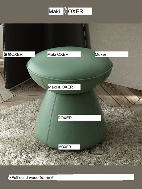 MOXER Zephyra Luxurious Swivel Makeup Stool from MOXER