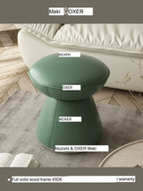 MOXER Elowen Premium Swivel Solid Wood Makeup Stool from MOXER