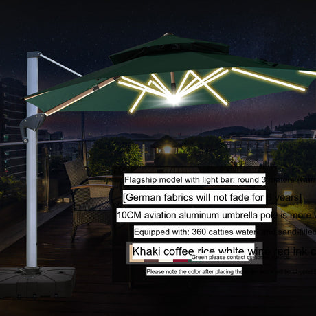 MOJIA Valeria European-Style Roman Garden Umbrella for Shade & Elegance from MOJIA