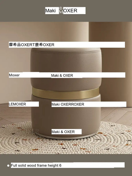MOXER Kairo Elegant Rotating Makeup Stool from MOXER