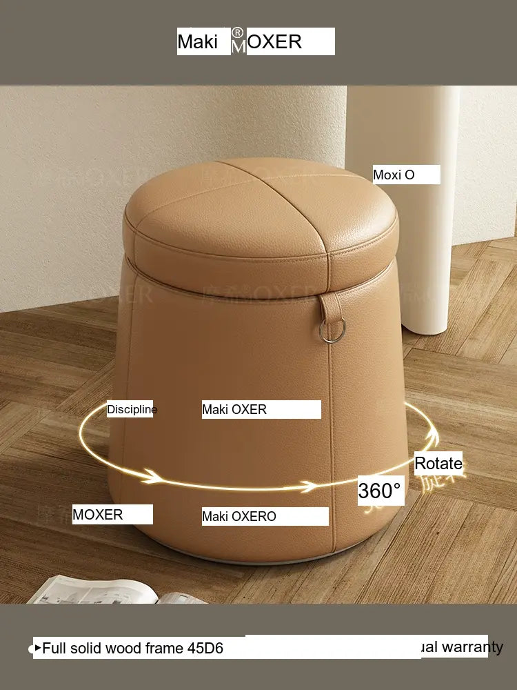 MOXER Lucinda Elegant Light Luxury Makeup Stool from MOXER
