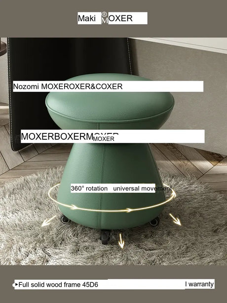 MOXER Zephyra Luxurious Swivel Makeup Stool from MOXER