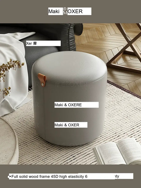 MOXER Isolde Luxe Solid Wood Stylish Changing Stool from MOXER