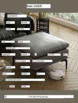 MOXER Kintsugi Elegant Luxury Leather Footstool from MOXER