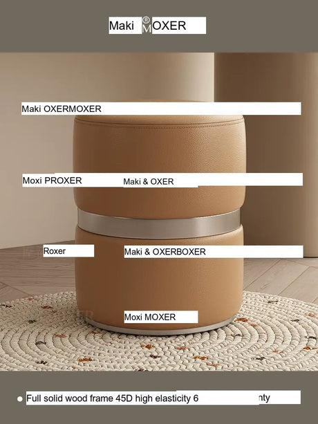 MOXER Kairo Elegant Rotating Makeup Stool from MOXER