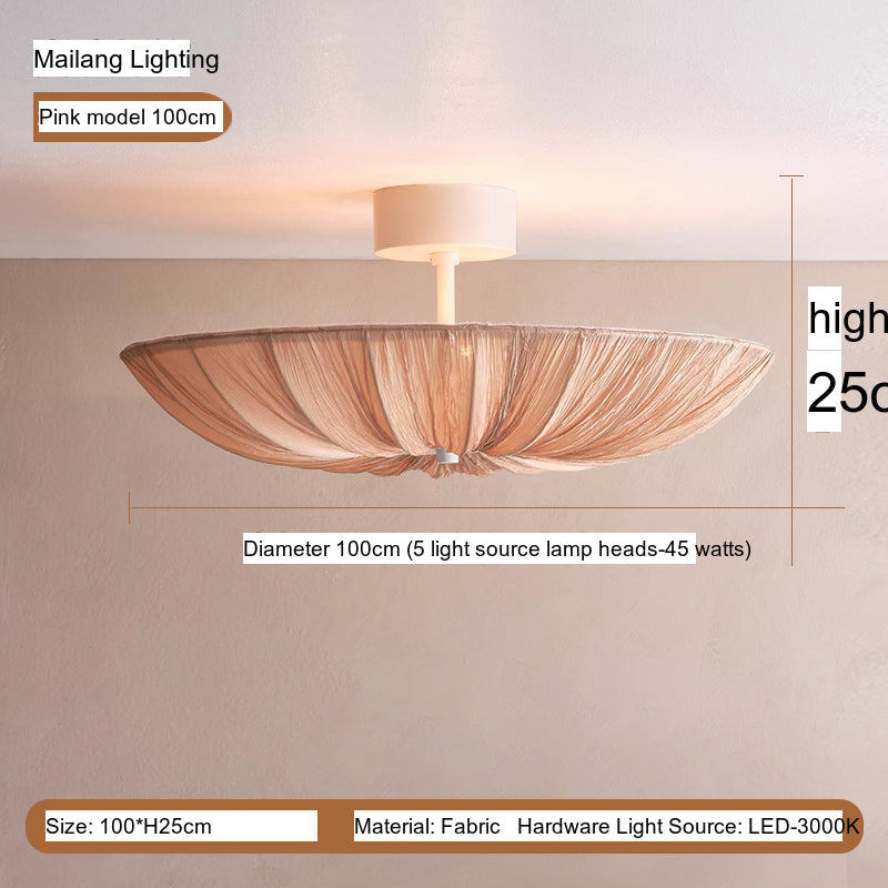 MAILANG Anorak Sleek Cream Lighting Ceiling Fixture from MAILANG