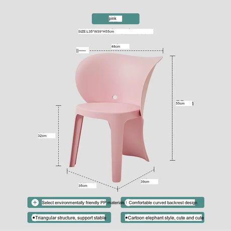 ABOUT WHITE Seraphina Minimalist Plastic Highchair from ABOUT WHITE