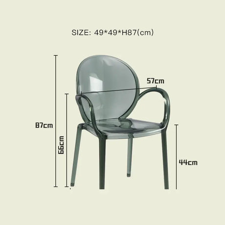 LAZYSPACE Leo Acrylic Coffee Chair from LAZYSPACE