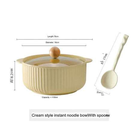 MOSE Double-Ear Instant Noodle Bowl from MOSE