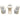 SUNNY Isadora Scandinavian Simple Light Luxury Café Table and Chair Set from SUNNY