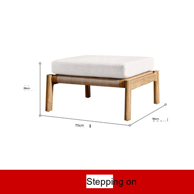 RATTAN SPACE Amaya Stylish Waterproof Sofa & Scandinavian Coffee Table for Leisure from RATTAN SPACE