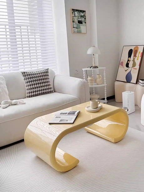 ROOMHOME Hashtag Brielle Nordic Minimalist Fiberglass Coffee Table. from ROOMHOME