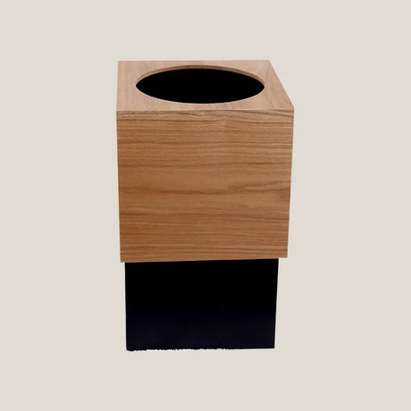 FIRST CLASS CARPENTER Valencia Rustic Wooden High-End Wastebasket from FIRST CLASS CARPENTER