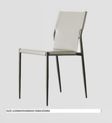 MOXER Iskandar Luxe Saddle Leather Dining Chair from MOXER