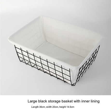 LIVETAI Aveline Stylish Storage Iron Basket Basketball Snacks from LIVETAI