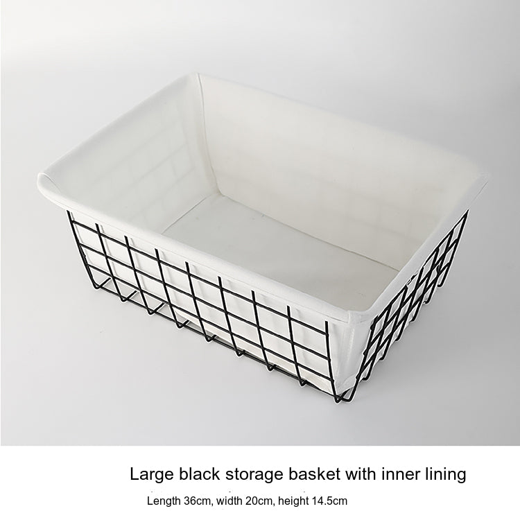 LIVETAI Aveline Stylish Storage Iron Basket Basketball Snacks from LIVETAI
