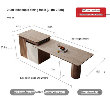 QUANMU Matheus Elegant Retractable Luxury Table from QUANMU