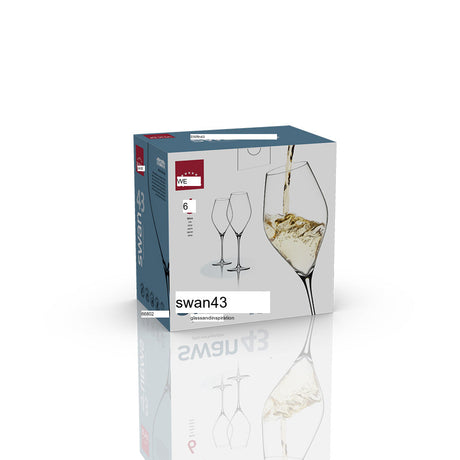 RONA Swan Wine Glass High-End Glossy Set from RONA