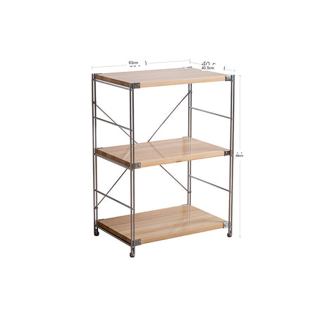 BAIYA SHUNAN Haruki Elegant Wooden Multilayer Storage Rack from BAIYA SHUNAN