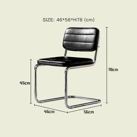 LAZYSPACE Olivia Light Luxury Leather Chair from LAZYSPACE