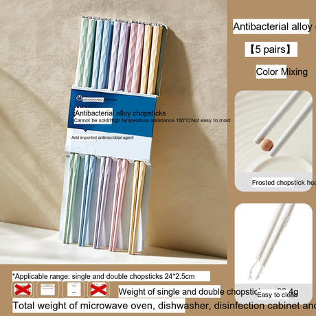 MOSE Antibacterial Metal Chopsticks Set from MOSE