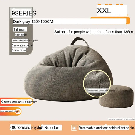LEDONG Elowen Cozy Creative Bean Bag Chair from LEDONG