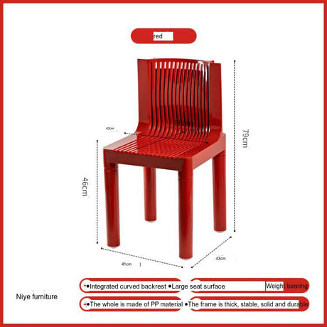 NIYE Zephyr Hollow Backrest Thickened Outdoor Chair from NIYE
