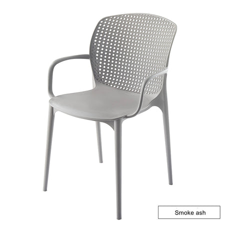 NIYE Elowen Stylish Hollow Plastic Dining Chair from NIYE