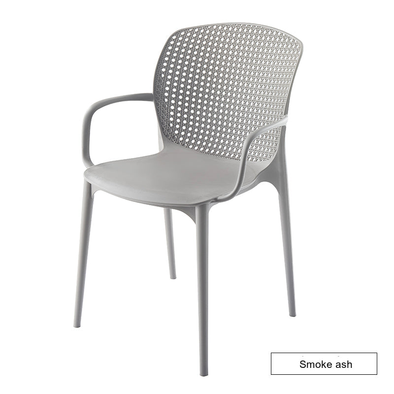 NIYE Elowen Stylish Hollow Plastic Dining Chair from NIYE