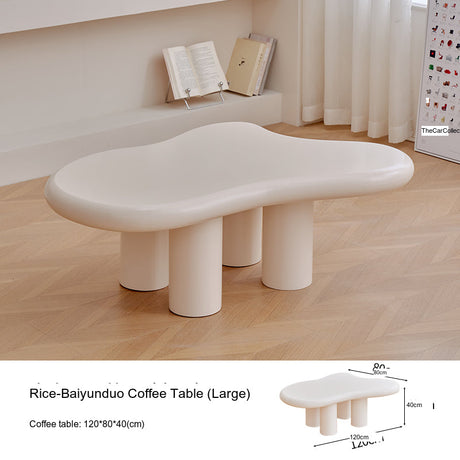 A&D Juniper Creamy Modern Coffee Table from A&D