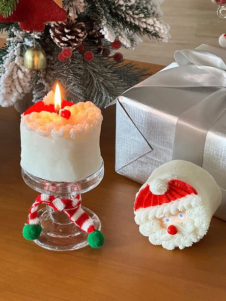 MELONGIRL Christmas Tree Snowman Candle from MELONGIRL