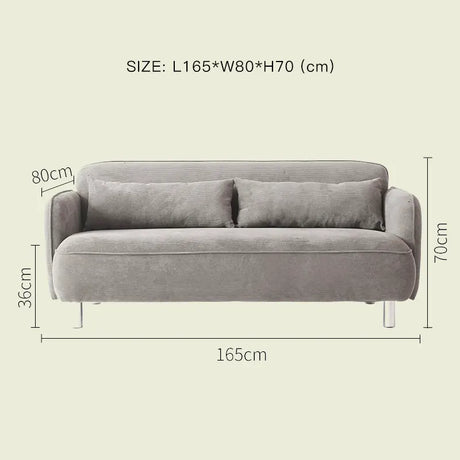 LAZYSPACE Nora Nordic Fabric Sofa from LAZYSPACE