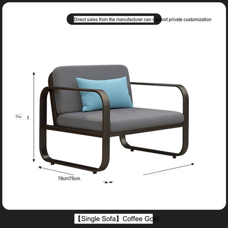 DIME GARDEN Marisol Modern Rainproof Outdoor Sofa Chair from DIME GARDEN