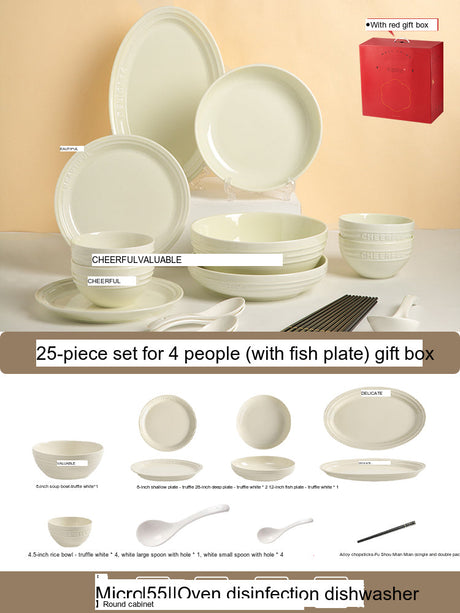 MOSE French Glaze Ceramic Tableware Set from MOSE
