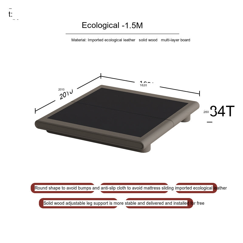 TELLS Akihiko Modern Minimalist Double Bed from TELLS